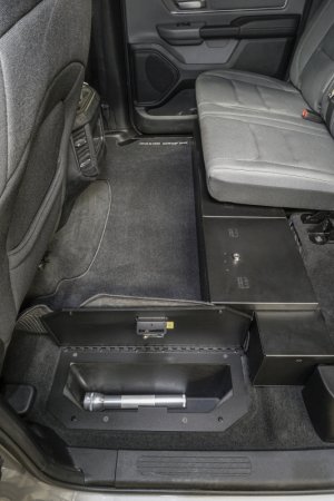 Ram 1500 In-Floor Locking Cargo Lid - Tuffy Products - Black - `19-`24